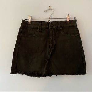 Blank NYC Black Denim Skirt Size 27